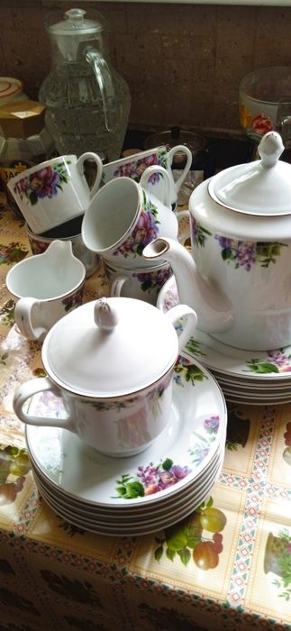 Посуда чайный сервис новый