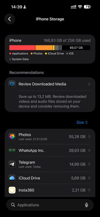 Iphone 14 pro max 256 gb