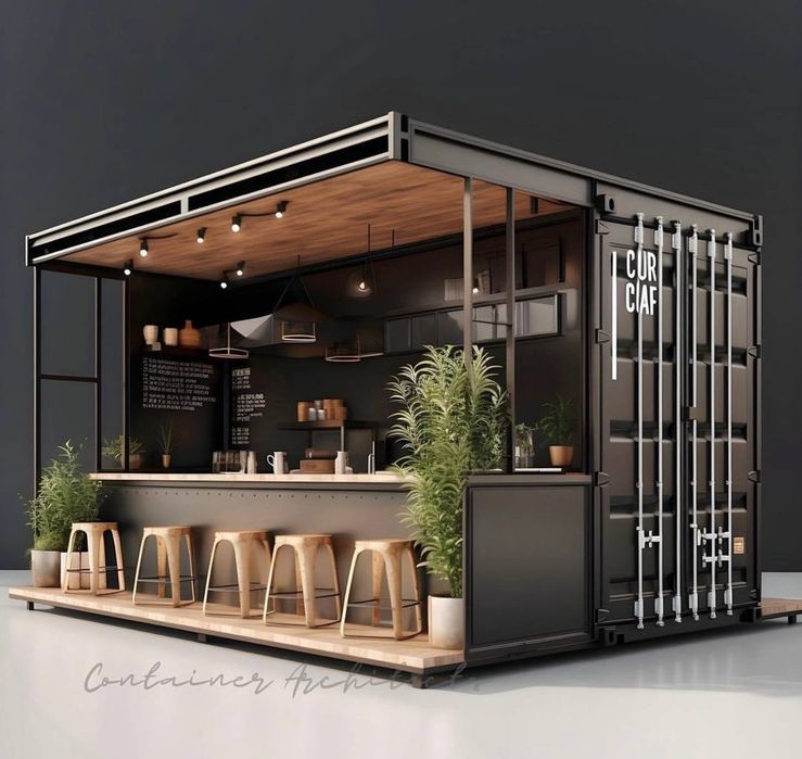 Кафе из контейнеров