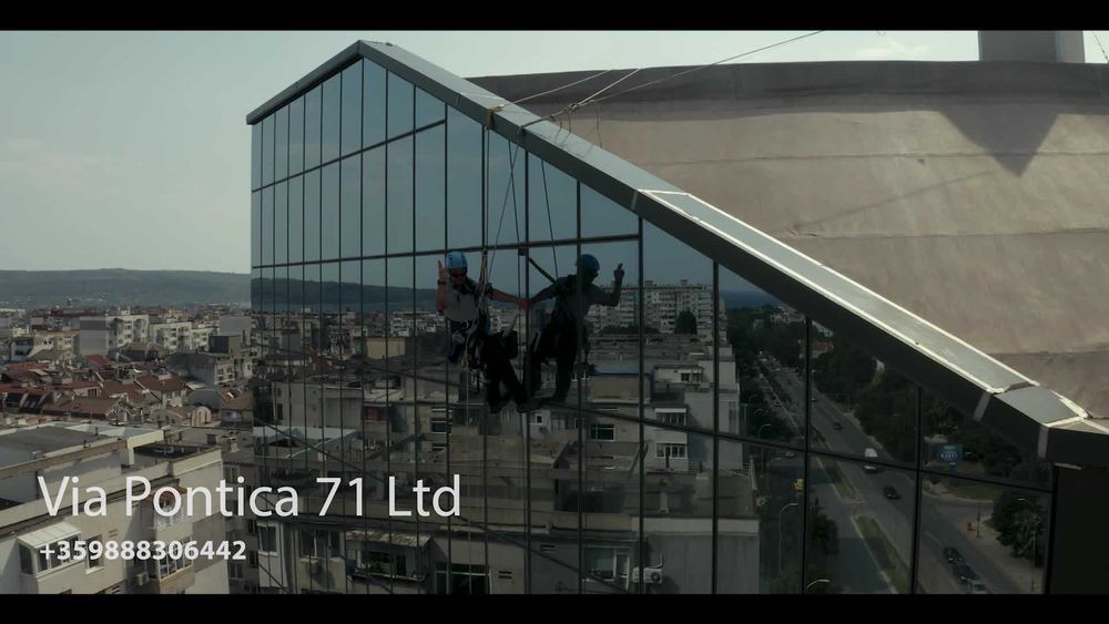 АЛПИНИСТИ ВАРНА.Работа по алпийски способ.