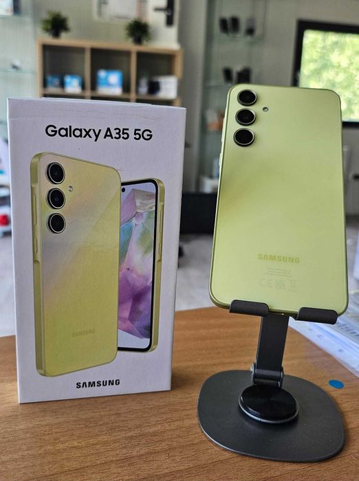 Samsung A35 128 GB - Ca Nou - Factura + Garantie - Husa + Folie cadou