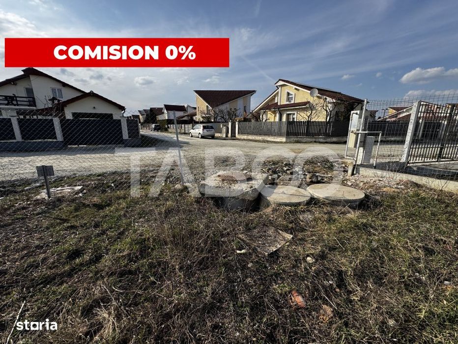 COMISION 0 Teren intravilan de 501 mp PUZ si utilitati Sura Mica Sibiu