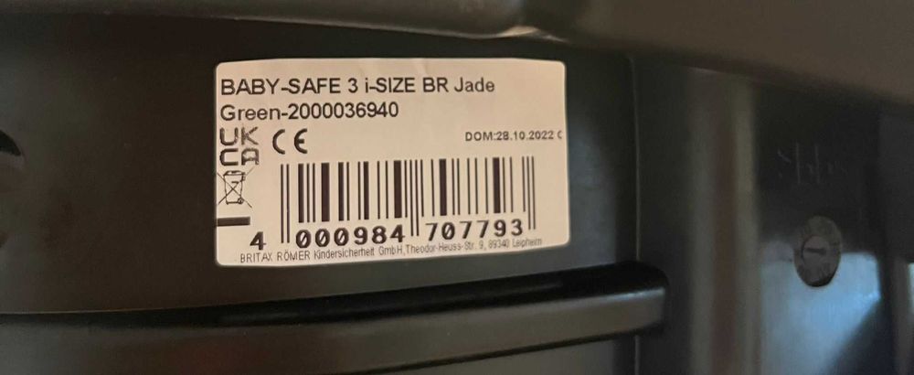 Vand scoica auto Britax Romer I size