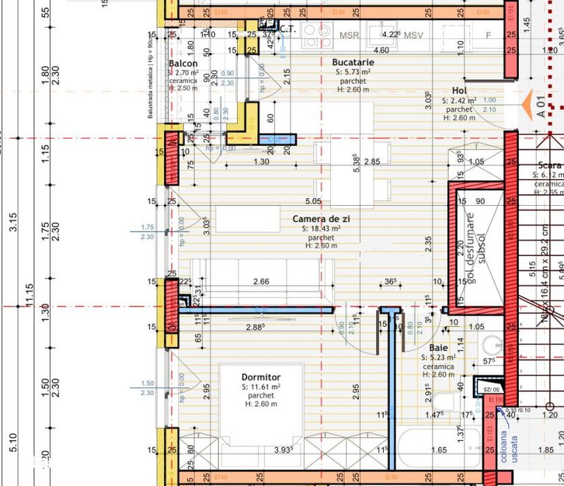 Apartament Tineretului bloc nou 2 camere 43mp FINISAT