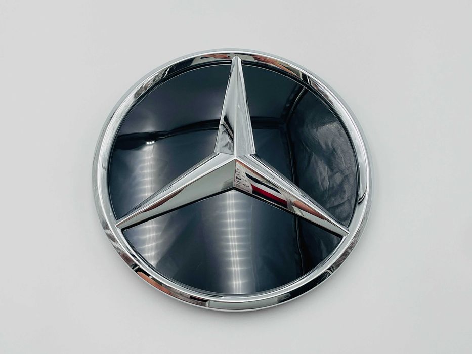 Emblema Compatibila Mercedes grila w213 crom/negru