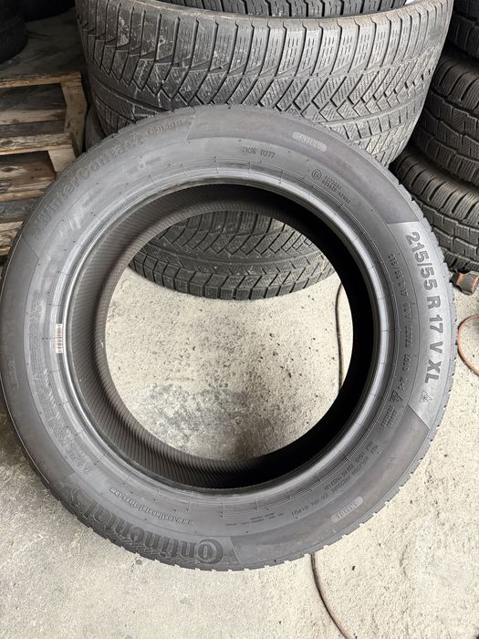 2 anvelope iarna 215/55/17 , 98 V , XL , Continental , 7.4 mm