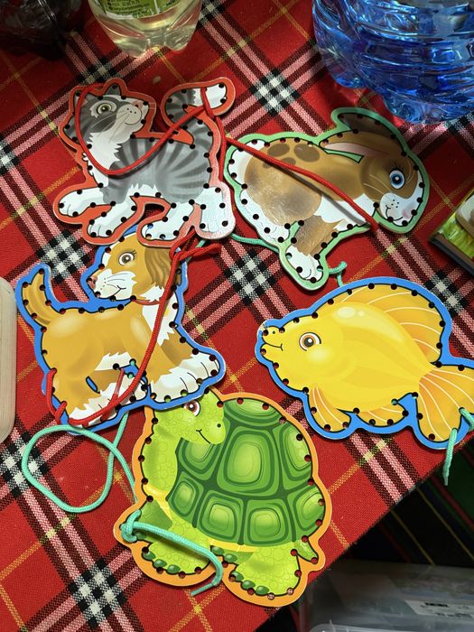 Бебешки дървени играчки лот