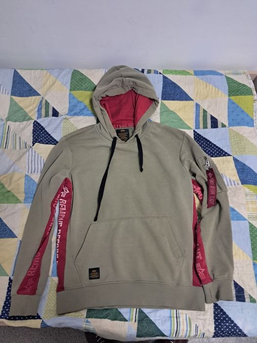 худи Alpha industries S размер