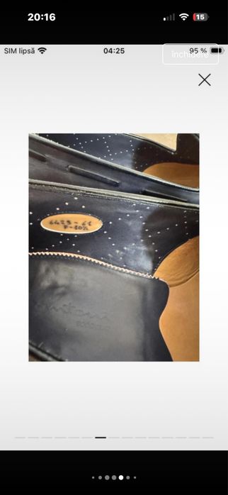 Pantofi Santoni superbi