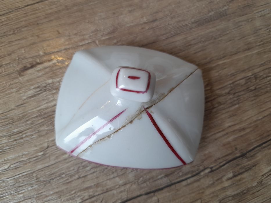 Стар български порцеланов сервиз за подправки