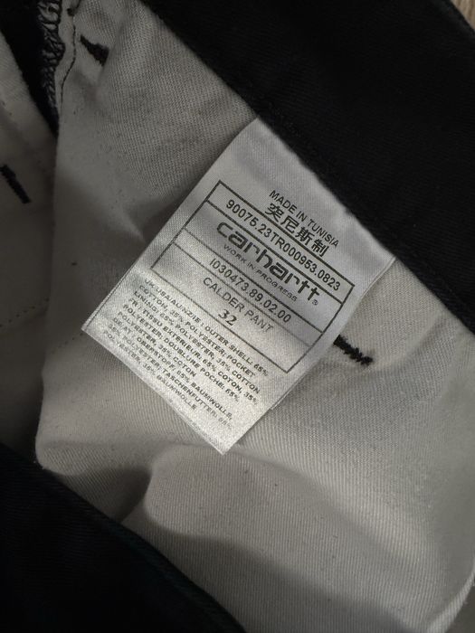 Blugi Pantaloni CARHARTT Calder Pant Negru Barbati | Marime 32 (Talie 88 cm)