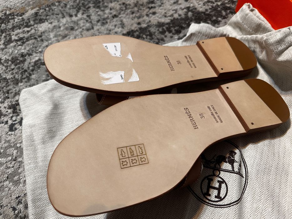 Papuci Hermes Oran maro marime 38