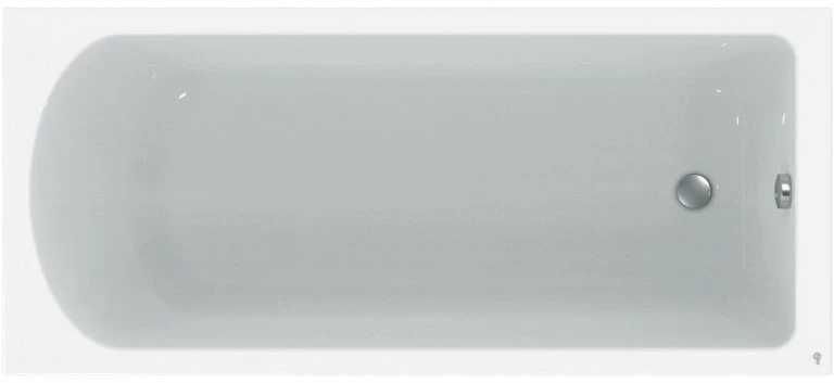 Cada rectangulara Ideal Standard Hotline 160 x 70 cm si  Paravan de cada SanSwiss Ocelia