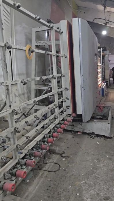 Автоматическая мойка стекла с  прессом