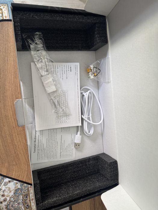 Клавиатура Ajazz AK820 Max HE белый