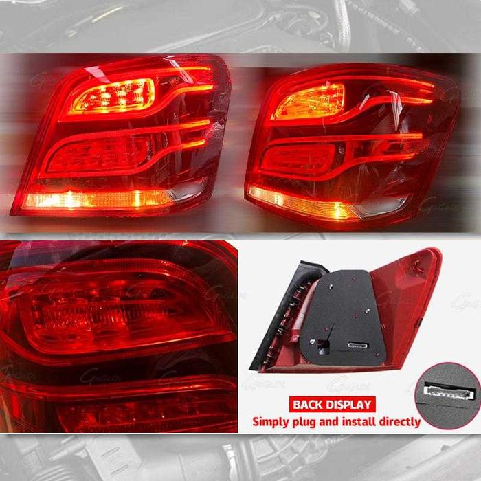 Супер Ярки LED Стопове за Mercedes GLK X204 (08-12) – ФЕЙСЛИФТ ВИЗИЯ
