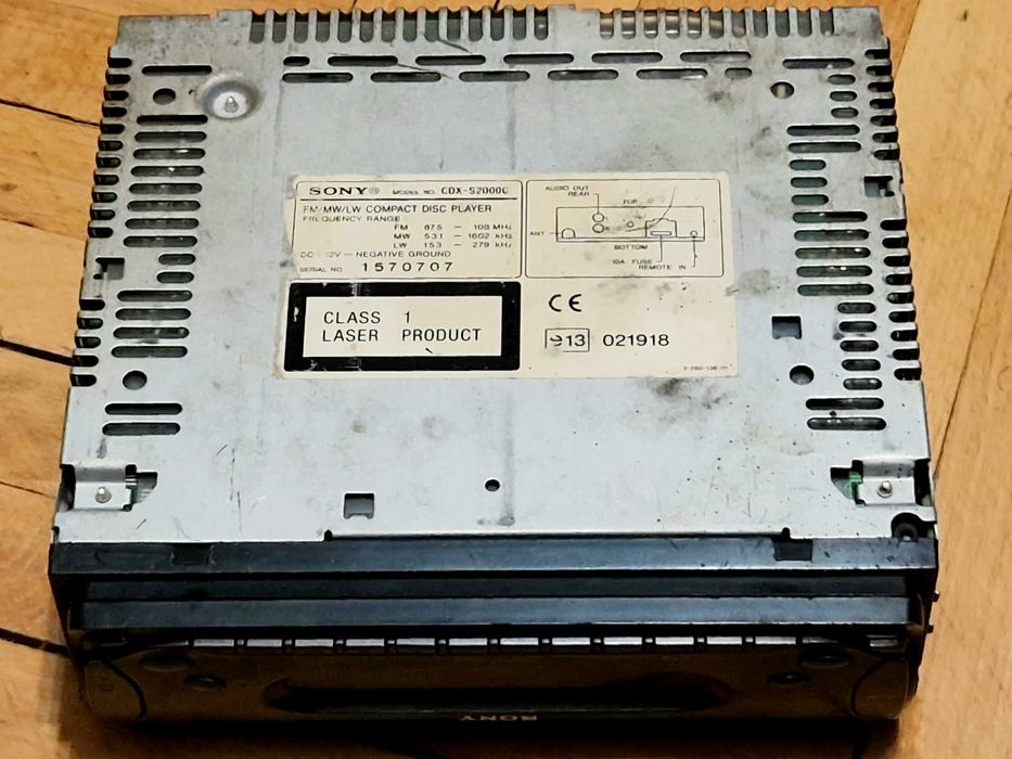 Lot cu 5 Casetofoane Auto – netestate în totalitate (Pioneer, Sony, 2buc. Blaupunkt)