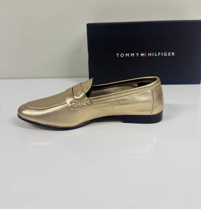 Tommy Hilfiger Essential Golden Loafers