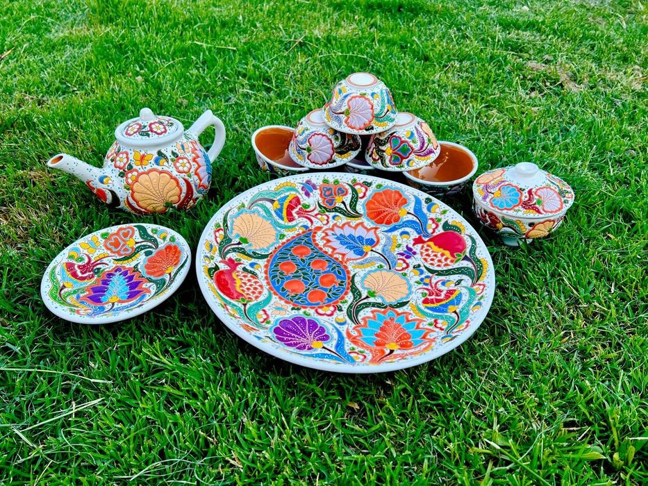 Чайный сервиз последная технология (МАЙОЛИКА)