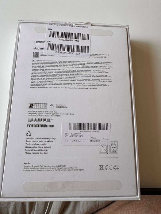 Apple iPad mini 7 (A17 Pro , 2024), 128GB, Wi-Fi, Blue