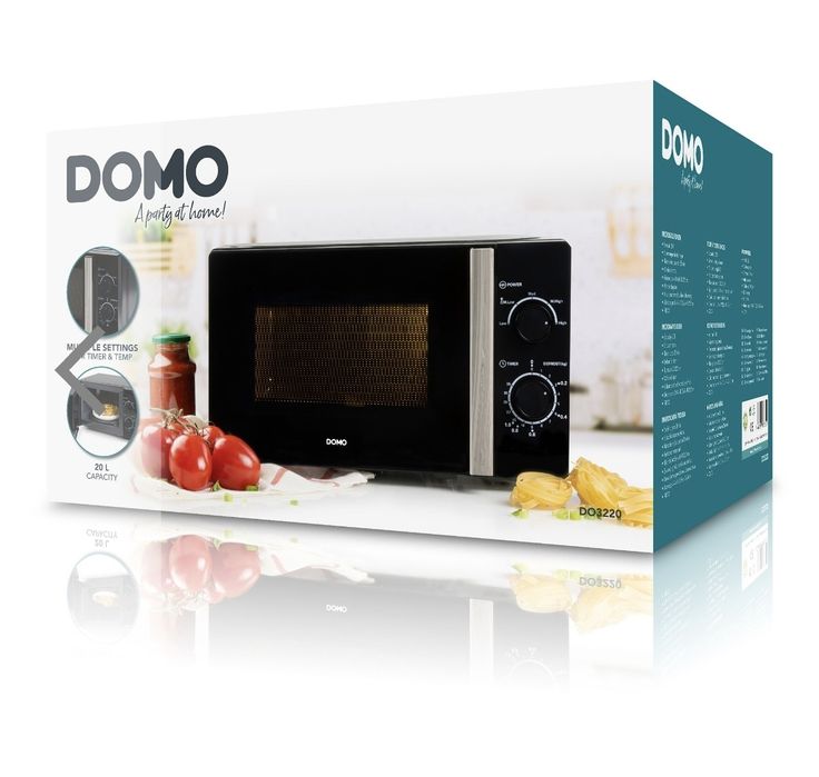 Микровълнова Фурна DOMO (Белгия) 20 литра!700W