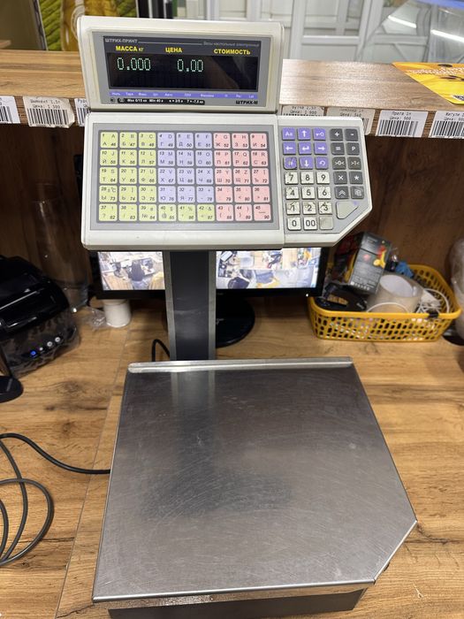 Элекронный весы со шрихкодом