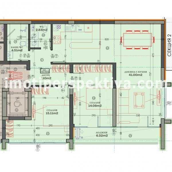 реф.16294 Две спални, среден етаж-х-л SPS!