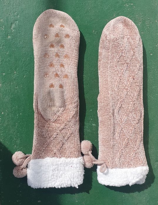 Ciorapi lana grosi/antiderapanti/blana noi