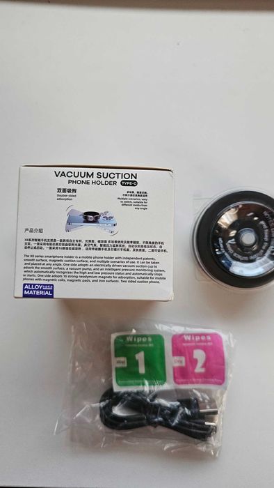 suport auto magnetic vacuum suction phone holder