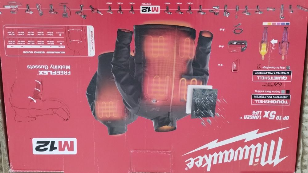 Продавам  яке с подгряване Milwaukee M12HJBL4-0  2XL