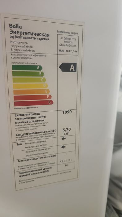 Мобильный кондиционер Ballu 50 м2