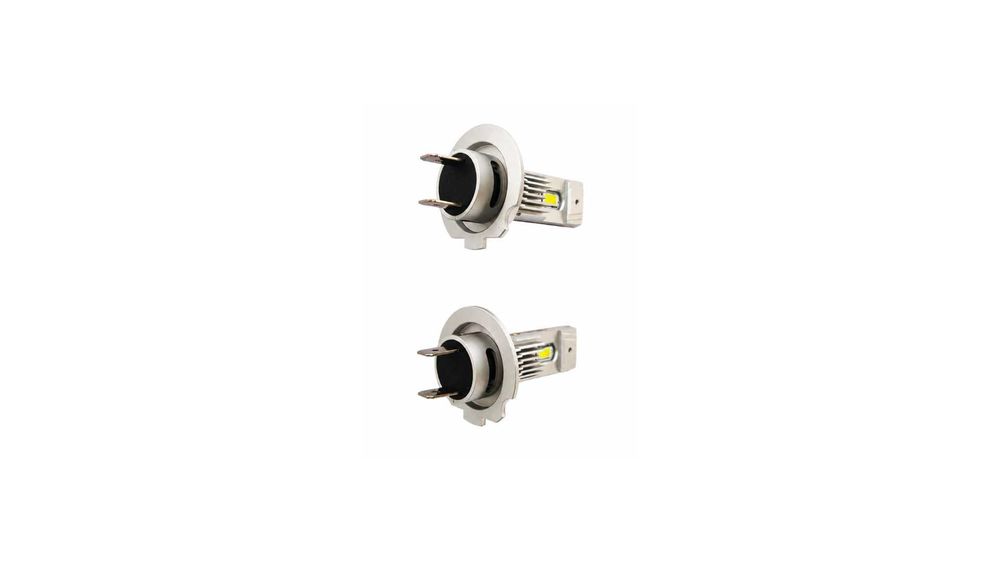 Set 2 becuri LED auto H7 Canbus C08, 20W, 21.000 lm, 6000K, cu ventilator
