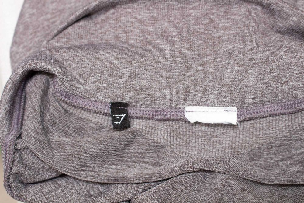 Gymshark оригинален дамски клин висока талия сив безшевен за фитнес XS