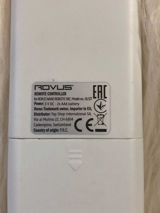 Telecomanda Rovus Nano Robotic Vac. Model BL517