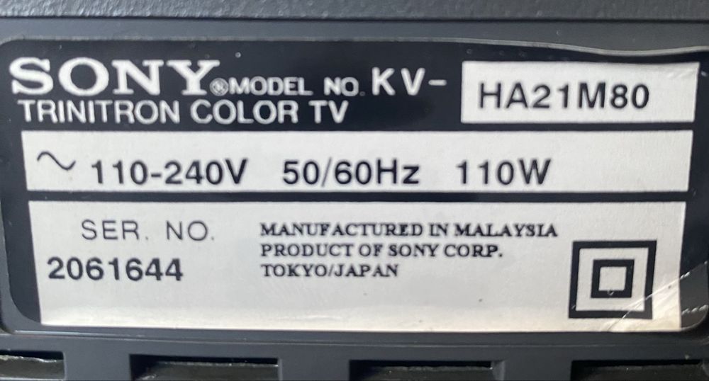 Продам телевизор SONY