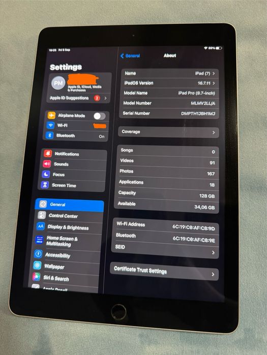 Планшет Apple Ipad 7