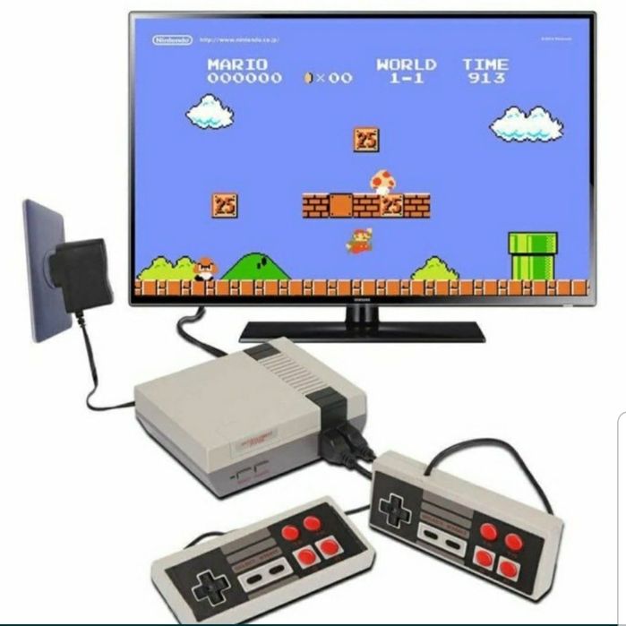 Consola retro TV 620 jocuri incorporate 2 manete incluse