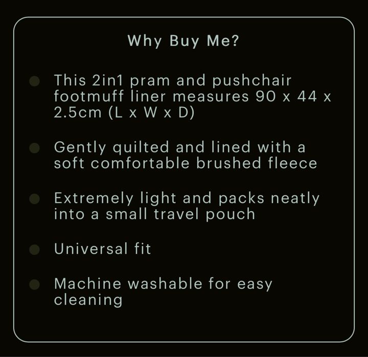 Sac CuddleCo pentru cǎrucior