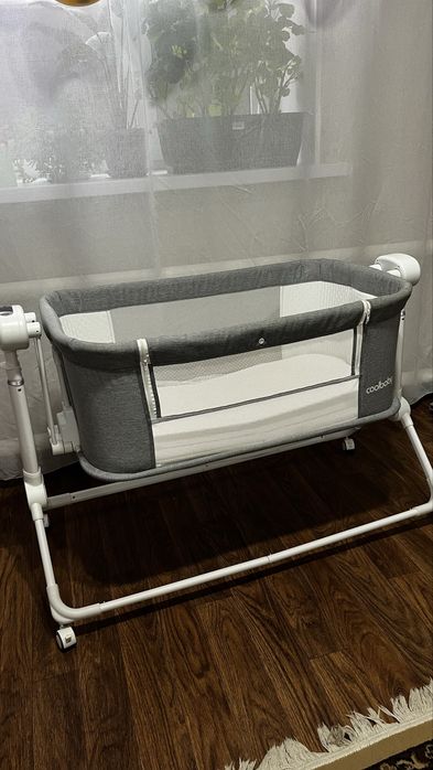 Детская приставная кроватка-люлька