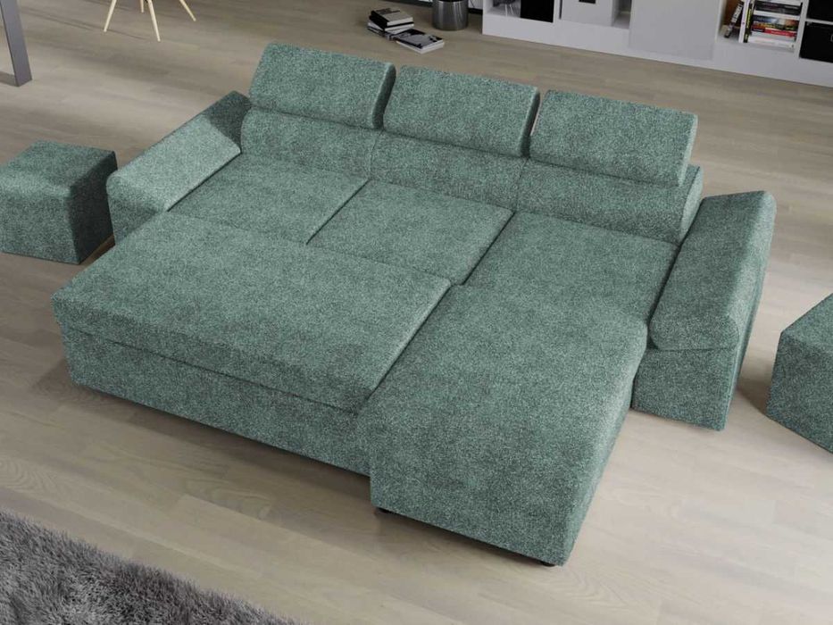 Coltar Extensibil Jamaica Plusat Turcoaz - Transport Gratuit