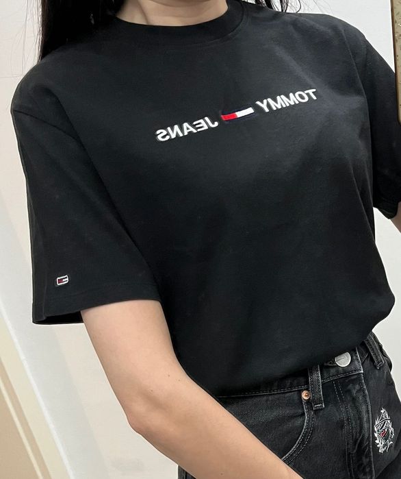 Tommy Jeans черна тениска