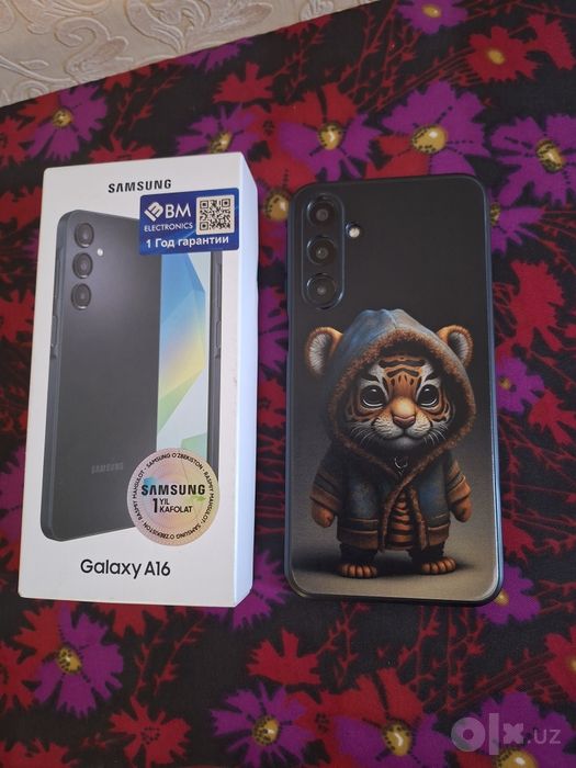 Samsung A16 4G 6/128GB - ideal holatda, to'liq komplekt, ta'mir ko'rma