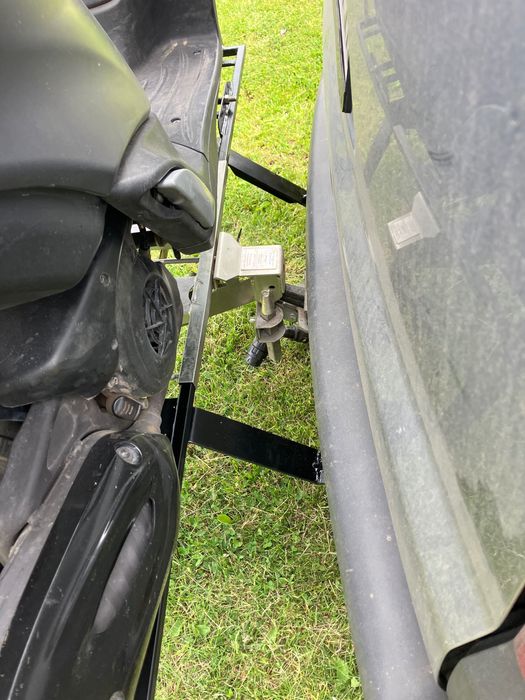 Стойка за мотор,2 велоссипеда или багаж за теглич на автомобил