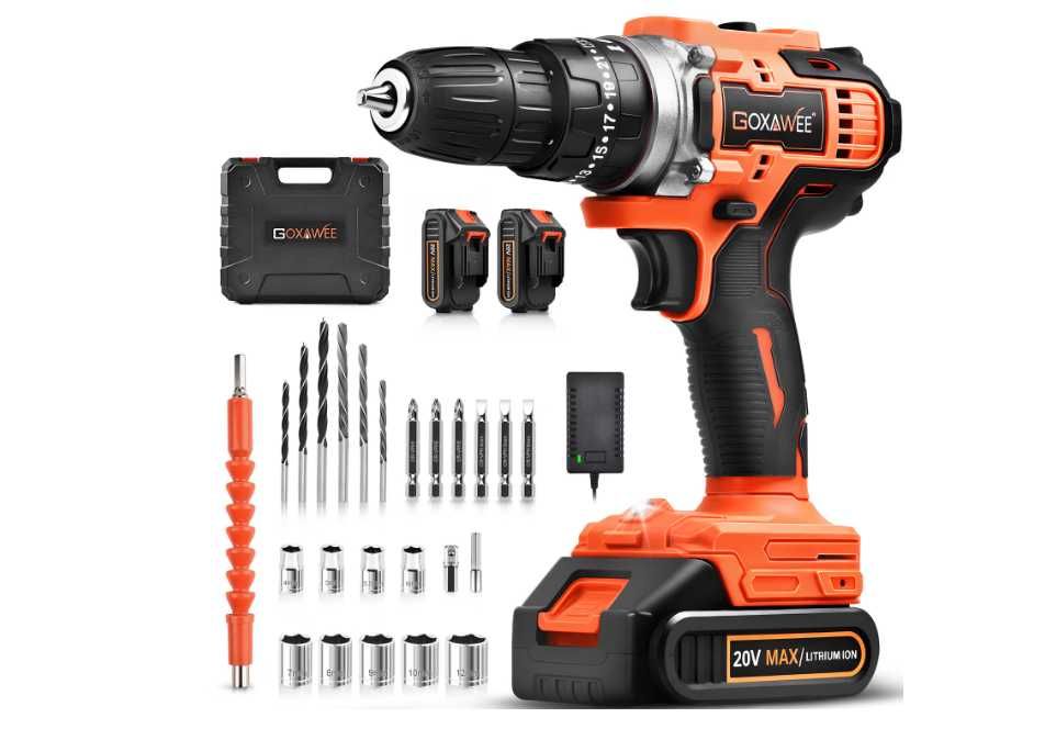 Masina Gaurit si Insurubat2 Acumulatori 20V Li-Ion 38Nm 28 Accesorii