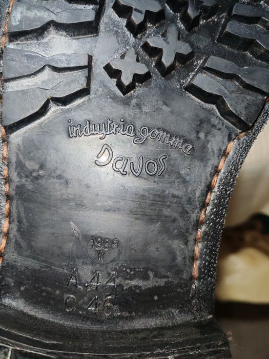 Италиански военни кубинки от естествена кожа Davos р-р 46