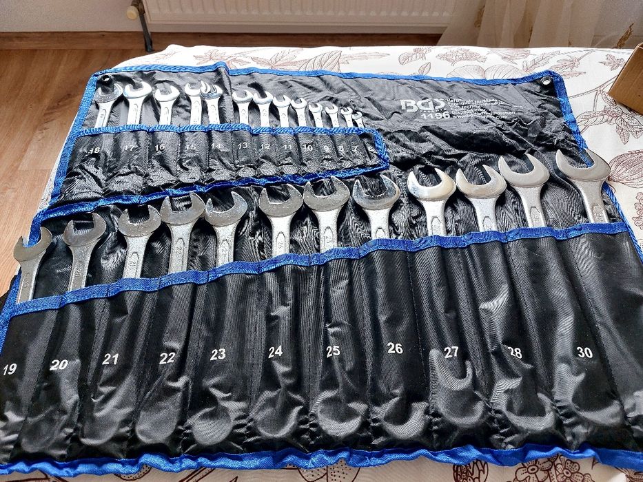 Chei combinate in inch, 25 piese, producator BGS