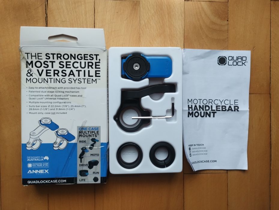 Suport telefon quad lock pentru ghidon motocicleta scuter bicicleta