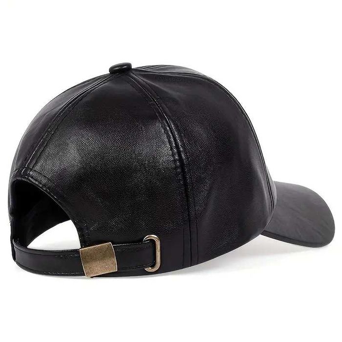 Sapca de baseball din piele PU britanică unisex. Pret 30 lei  Livrare gratis in Bucuresti la Bucur Obor, prin OLX la FANbox 10-15 lei.