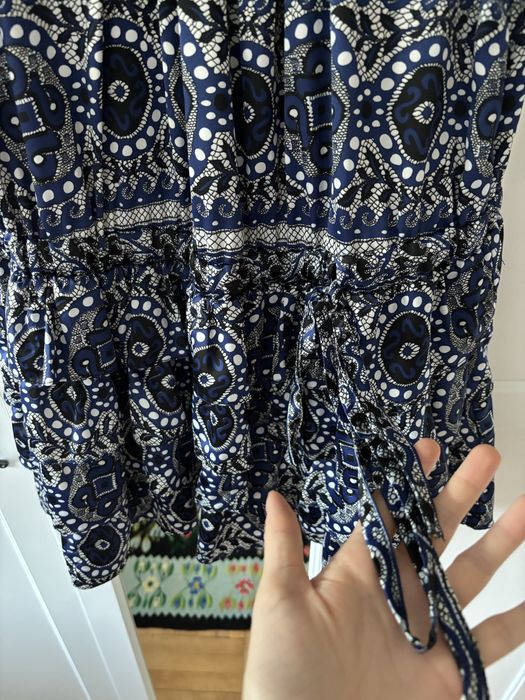 Rochie Albastru Bleumarin Matase 100% Only