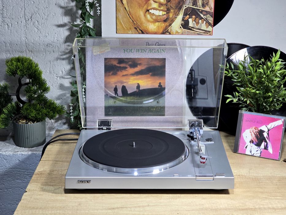 Pick-up SONY PS-LX2, automatic stereo turntable,  direct drive,  Japan